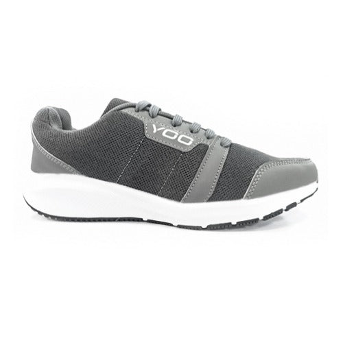 YOO CUT AND SAW GRAY CASUAL SHOES FOR GENTS - TRACK