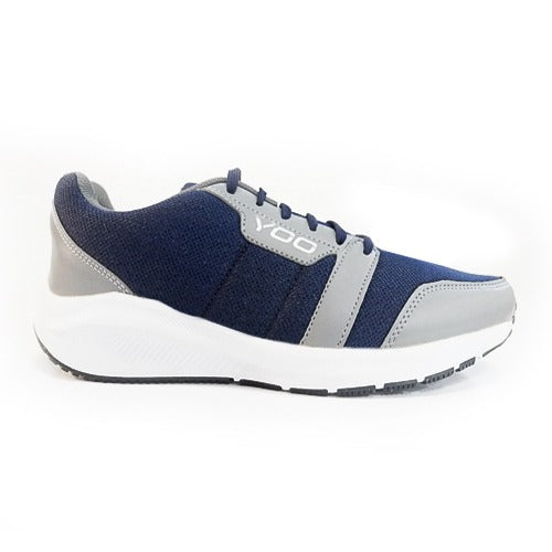 YOO CUT AND SAW NAVY BLUE CASUAL SHOES FOR GENTS - TRACK