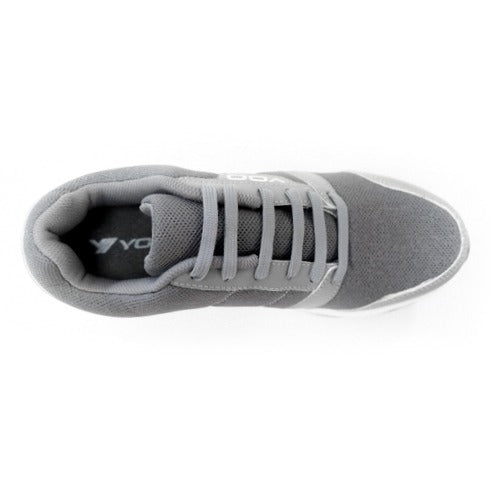 YOO CUT AND SAW GRAY CASUAL SHOES FOR GENTS - TRACK
