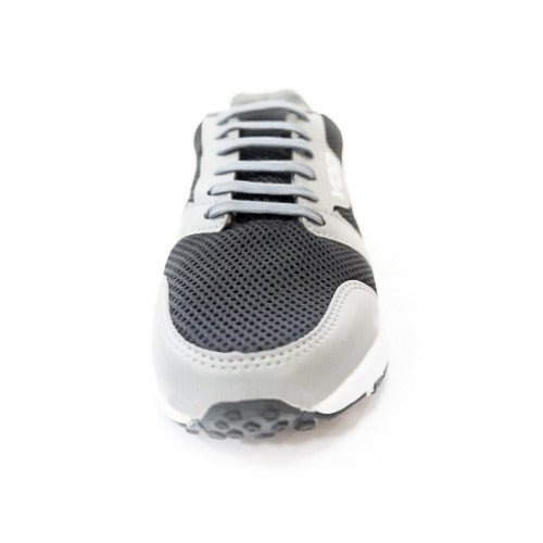 YOO CUT AND SAW BLACK CASUAL SHOES FOR GENTS - TRACK