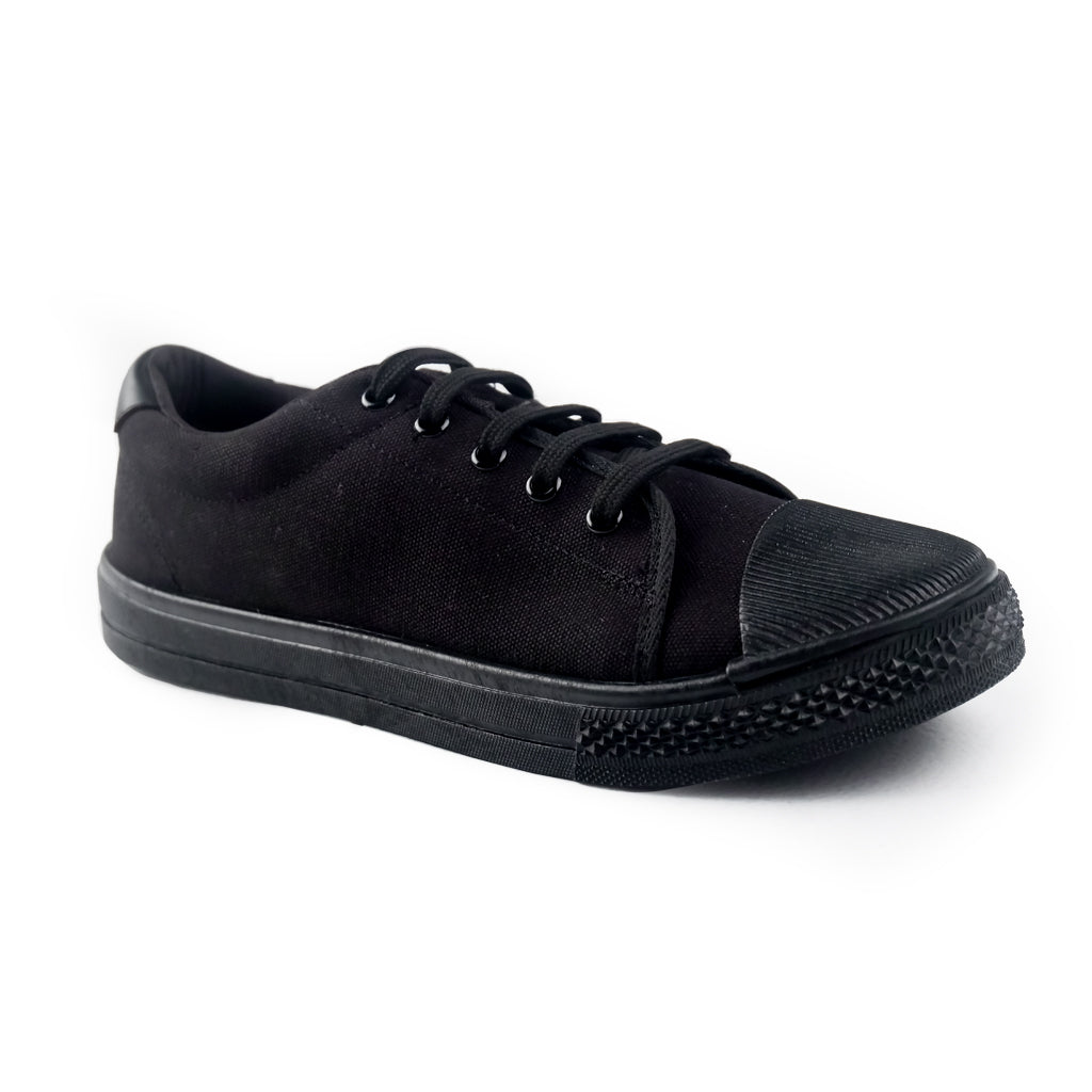 YOO BLACK CANVAS  SHOES  - OLYMPIA