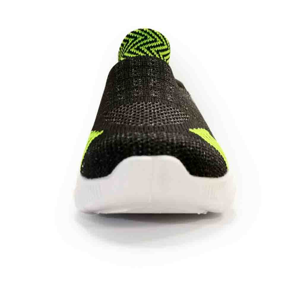 SPLENDOR KNITTED BLACK CASUAL SHOES FOR KIDS - CASPER