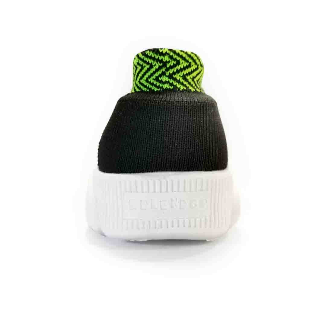 SPLENDOR KNITTED BLACK CASUAL SHOES FOR KIDS - CASPER