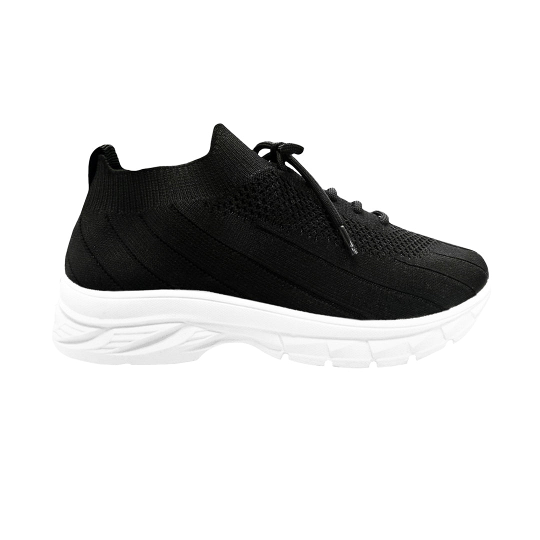 YOO BLACK CASUAL SHOES  LIYONA