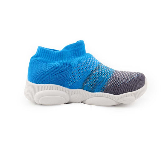 SPLENDOR KNITTED BLUE CASUAL SHOES FOR KIDS - PLUTO