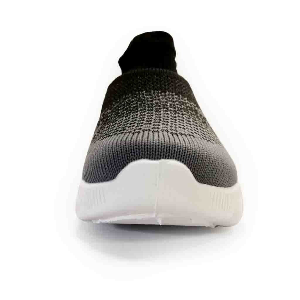 SPLENDOR KNITTED BLACK CASUAL SHOES FOR KIDS - PLUTO