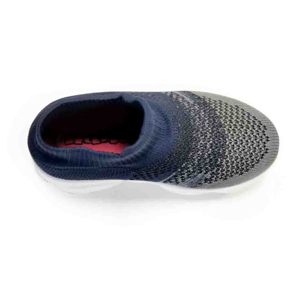 SPLENDOR KNITTED NAVY BLUE CASUAL SHOES FOR KIDS - PLUTO