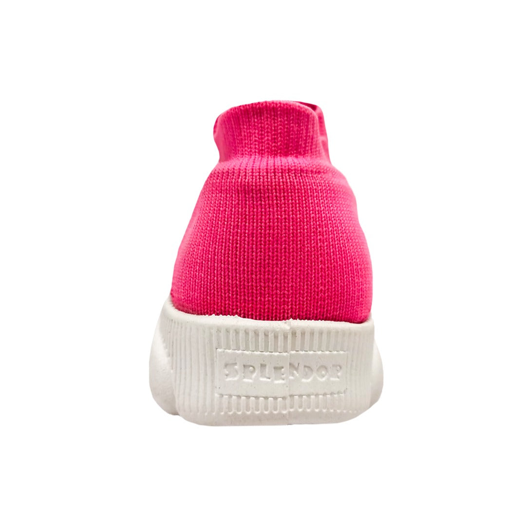 SPLENDOR KNITTED PINK CASUAL SHOES FOR KIDS - PLUTO