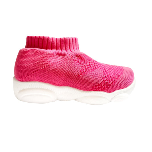 SPLENDOR LIGHT PINK CASUAL KNITTED SHOES FOR KIDS - TUK