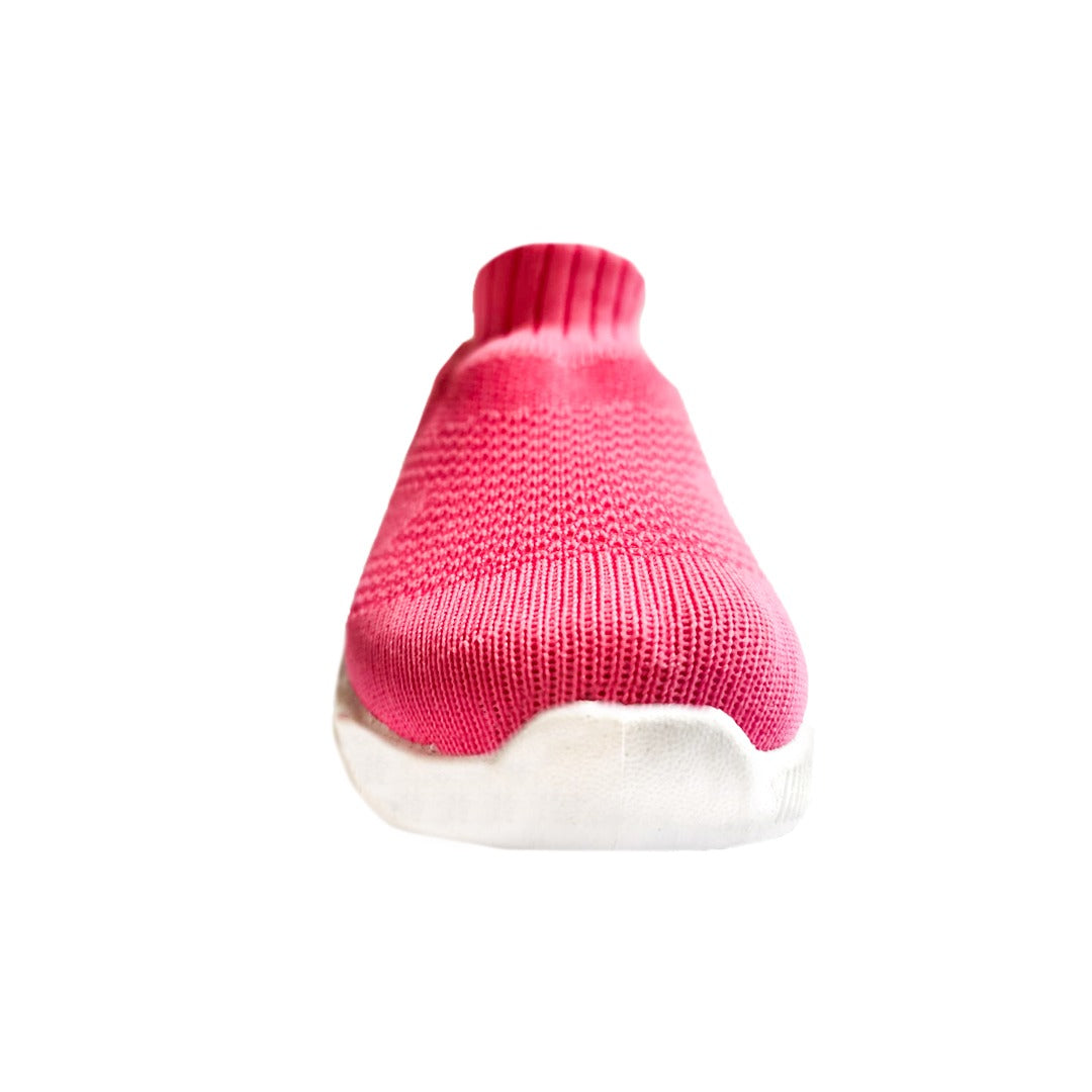 SPLENDOR LIGHT PINK CASUAL KNITTED SHOES FOR KIDS - TUK