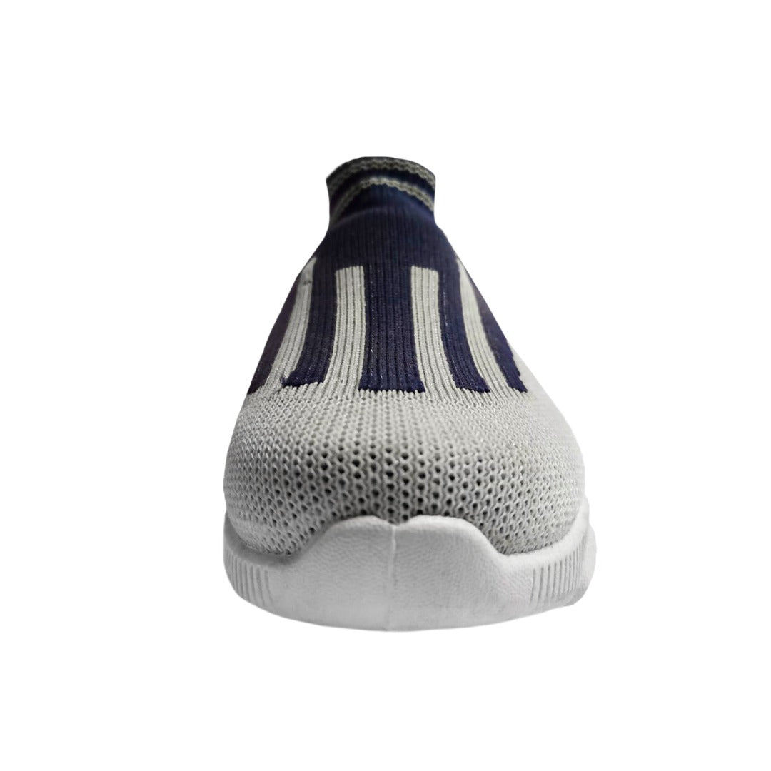 SPLENDOR NAVY BLUE CASUAL KNITTED SHOES FOR KIDS - JEEP