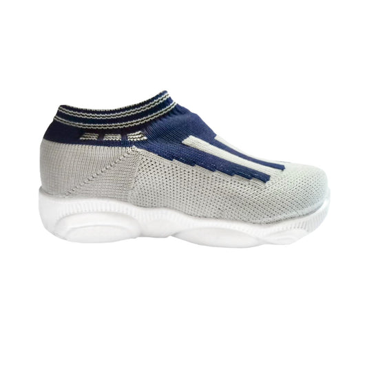 SPLENDOR NAVY BLUE CASUAL KNITTED SHOES FOR KIDS - JEEP