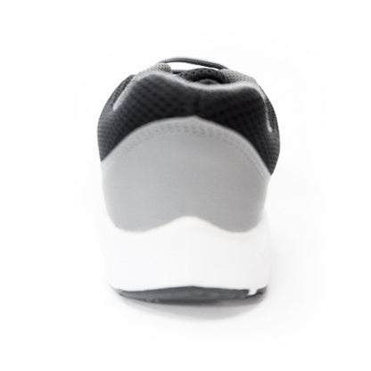 YOO  CUT AND SAW BLACK CASUAL SHOES FOR GENTS - TRACK