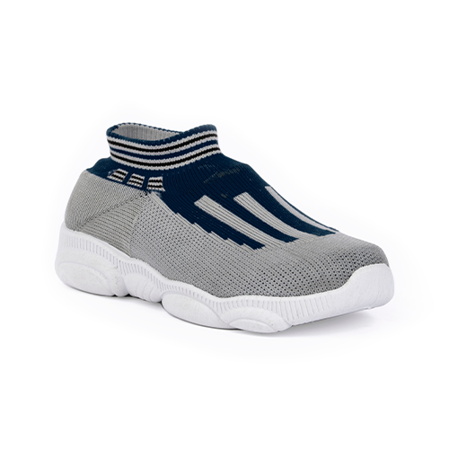 SPLENDOR NAVY BLUE CASUAL KNITTED SHOES FOR KIDS - JEEP