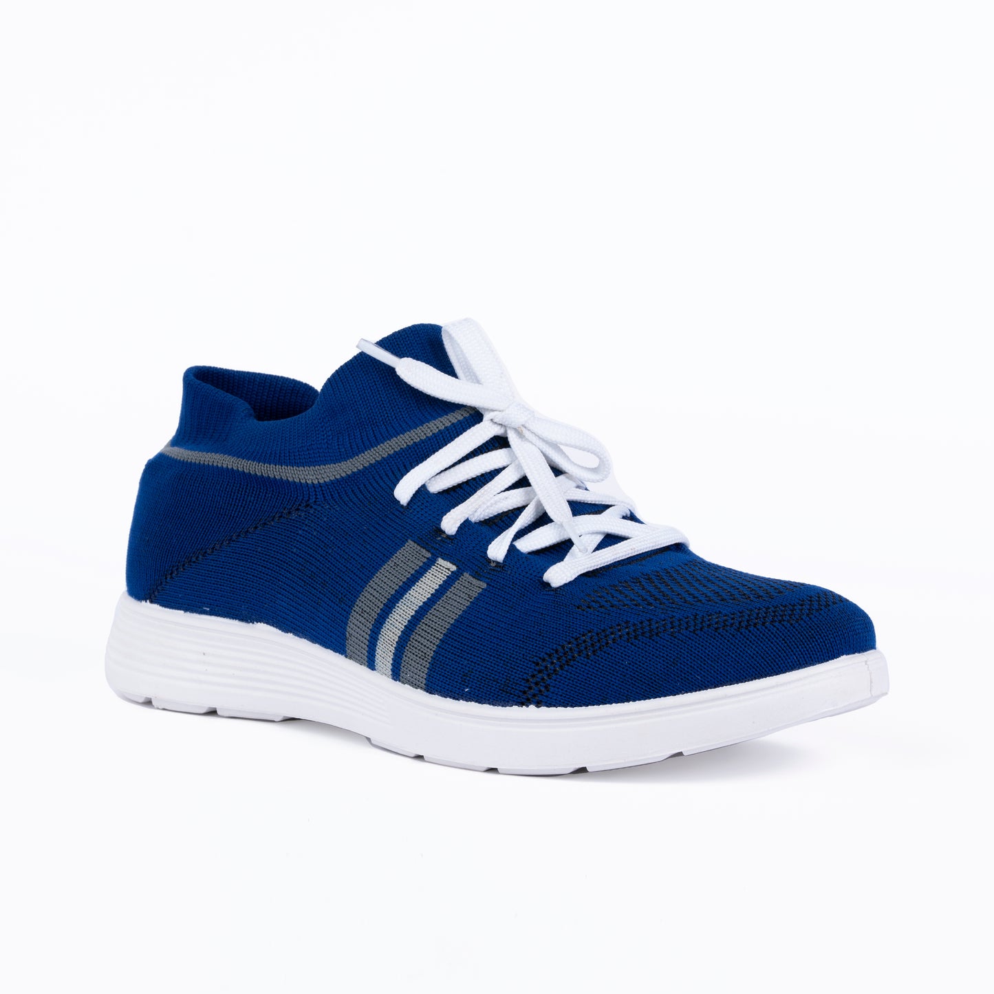 YOO BLUE CASUAL KNITTED SHOES FOR GENTS - STREAK