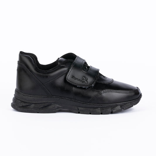 YOO BLACK VELCRO SCHOOL SHOES FOR CHILDREN - APOLLO