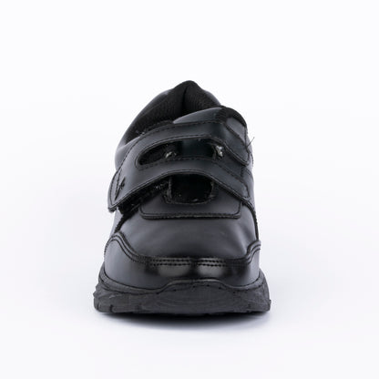 YOO BLACK VELCRO SCHOOL SHOES FOR CHILDREN - APOLLO