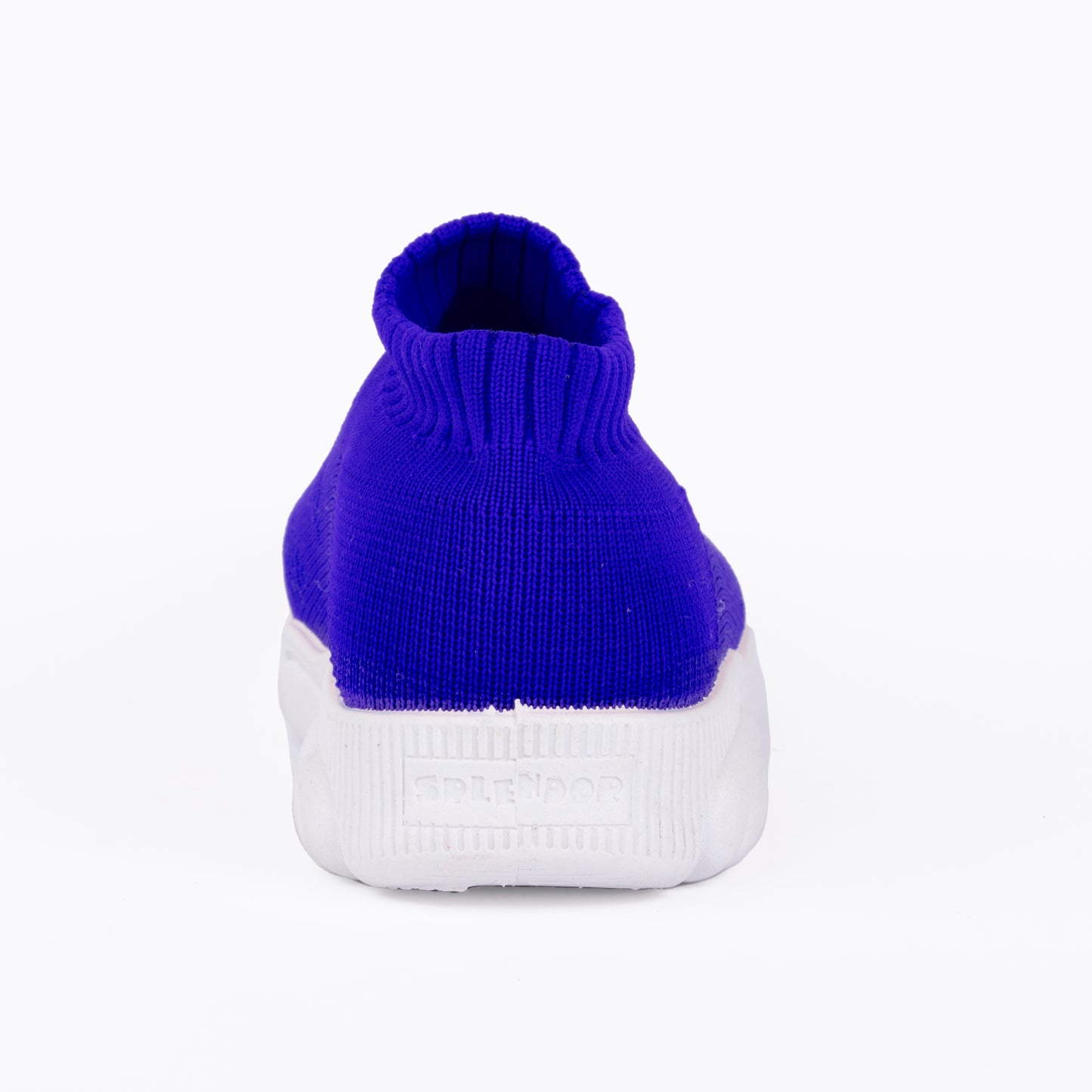 SPLENDOR ROYAL BLUE CASUAL KNITTED SHOES FOR KIDS - TUK