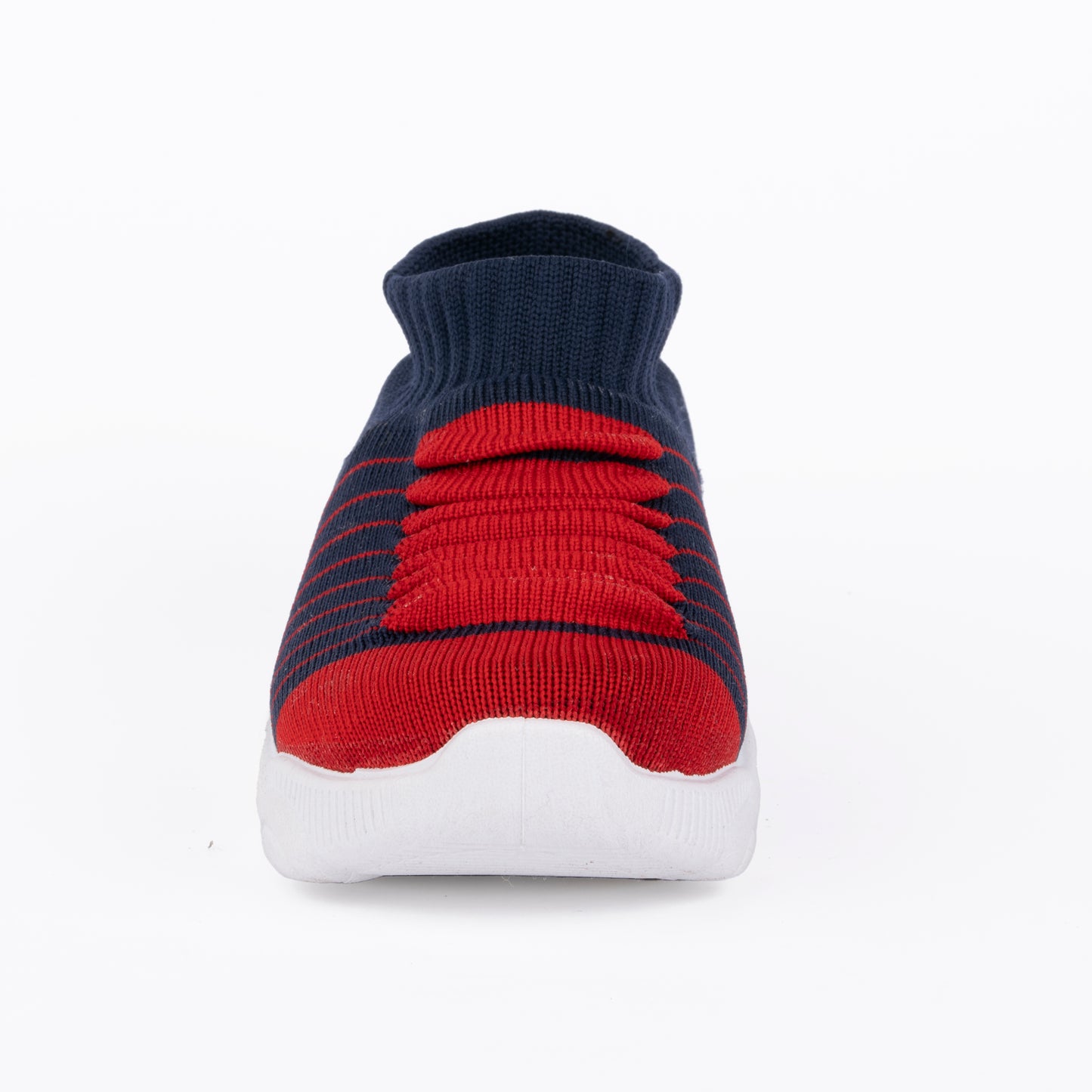 SPLENDOR NAVY BLUE 3D KNITTED SHOES FOR KIDS - WAVES