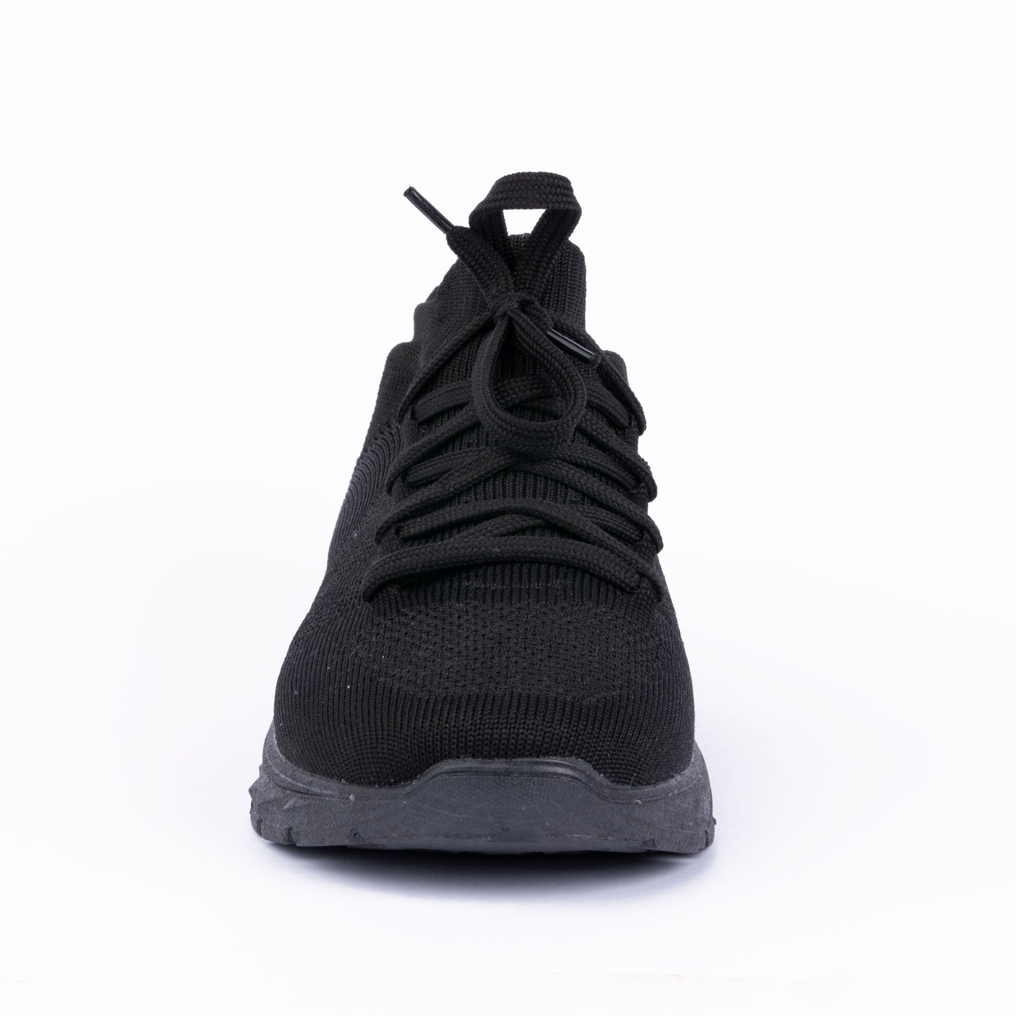 YOO BLACK LACE KNITTED SCHOOL SHOES FOR CHILDREN - ASPIRE