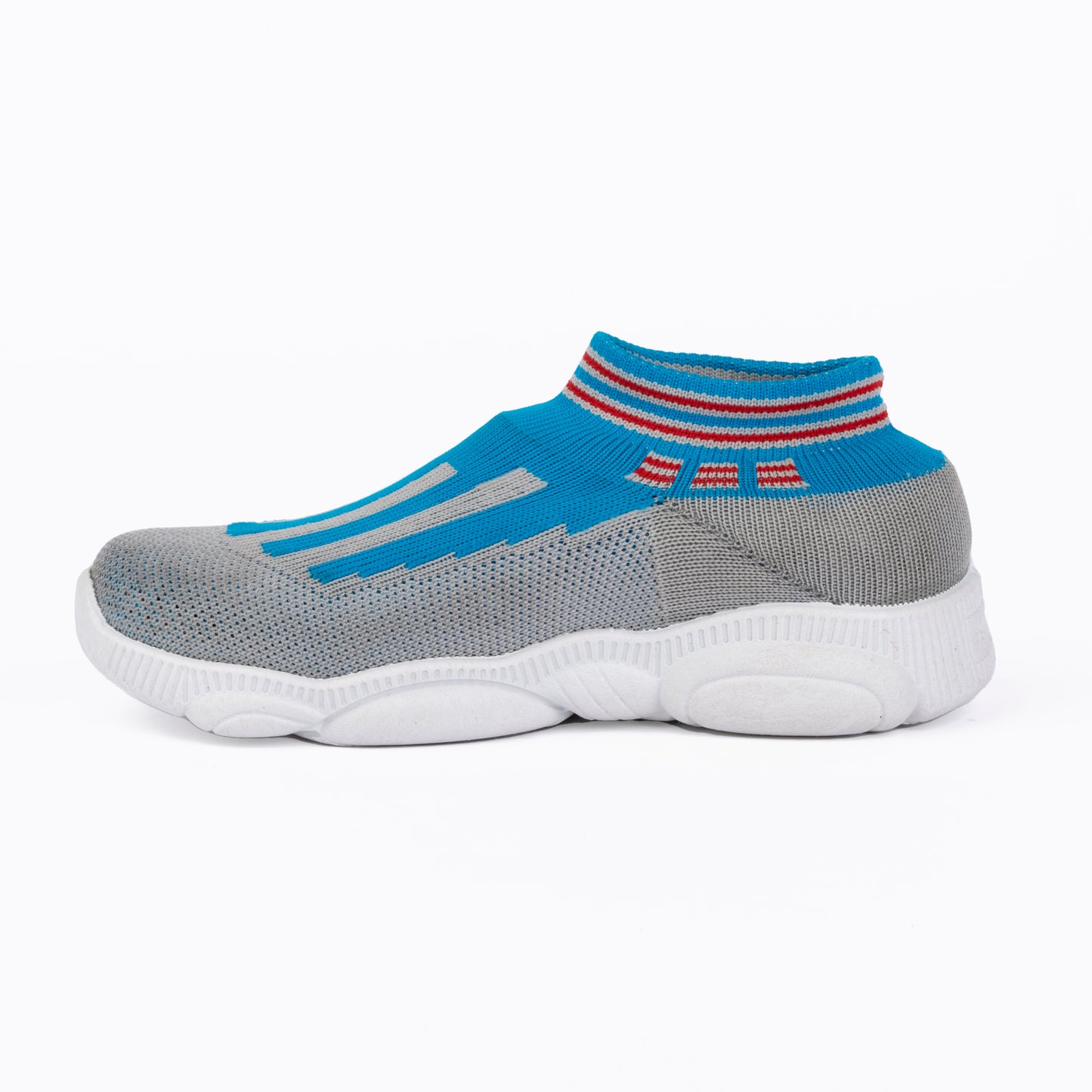 SPLENDOR SKY BLUE CASUAL KNITTED SHOES FOR KIDS - JEEP