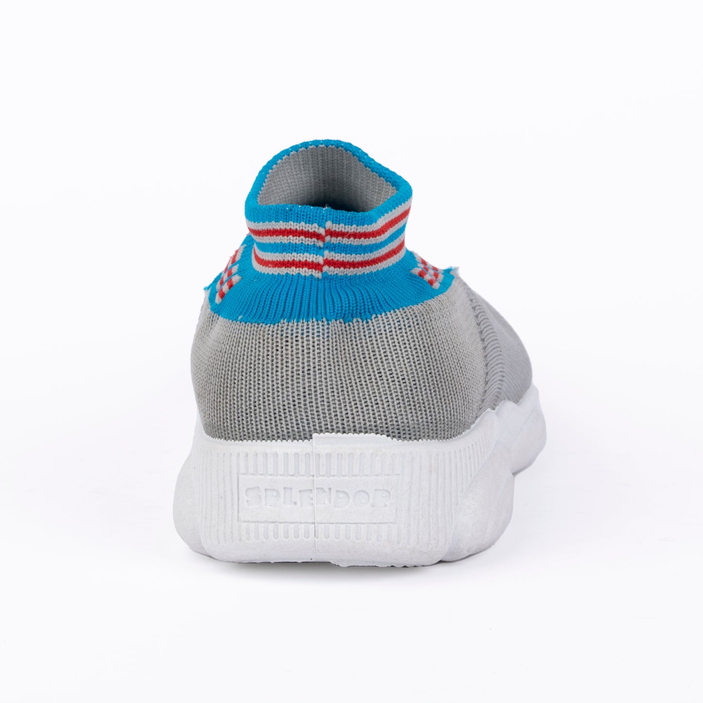 SPLENDOR SKY BLUE CASUAL KNITTED SHOES FOR KIDS - JEEP