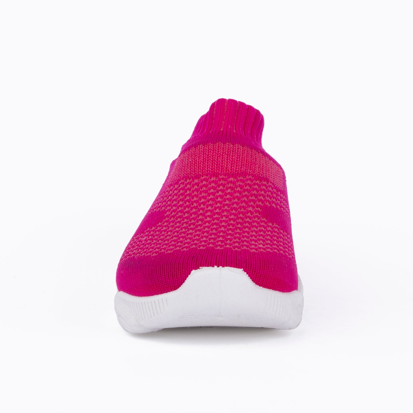 SPLENDOR HOT PINK CASUAL KNITTED SHOES FOR KIDS - TUK