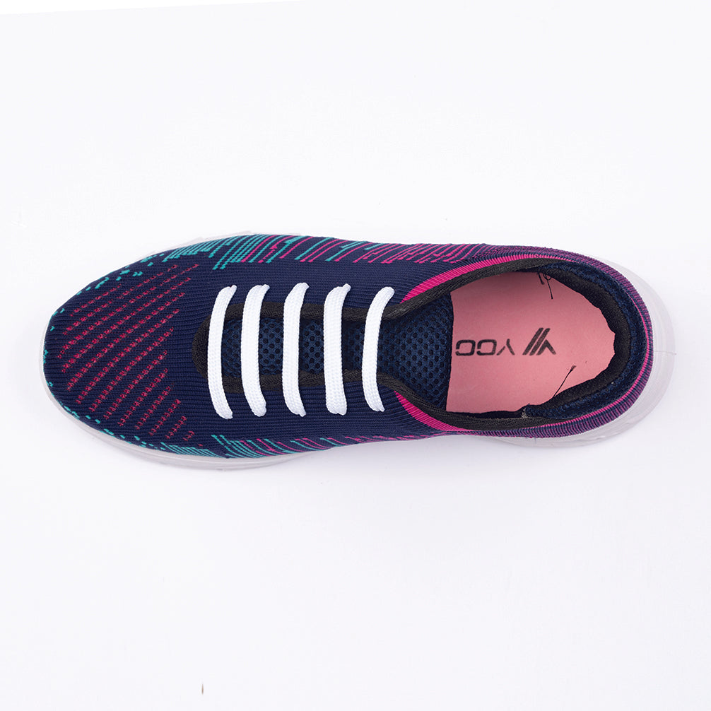 YOO PINK SPORT KNITTED SHOES FOR LADIES -  MODERNA