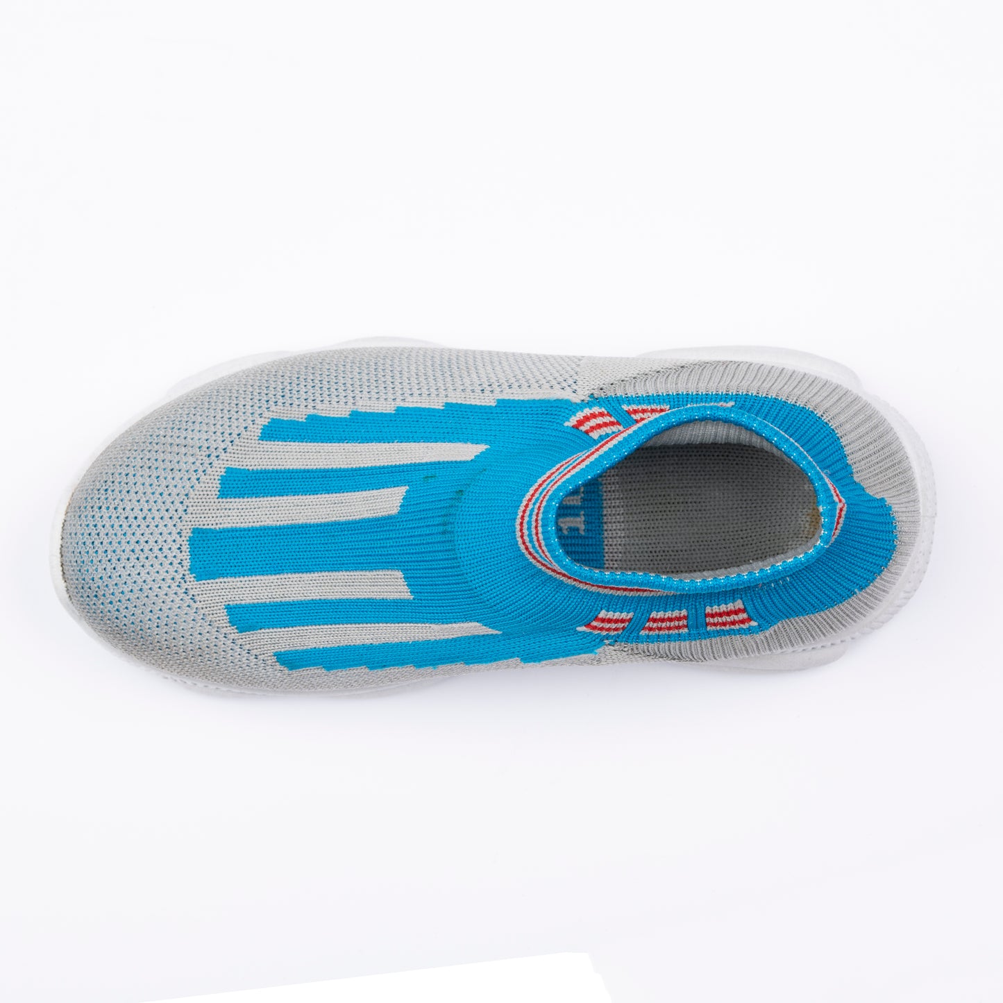 SPLENDOR SKY BLUE CASUAL KNITTED SHOES FOR KIDS - JEEP