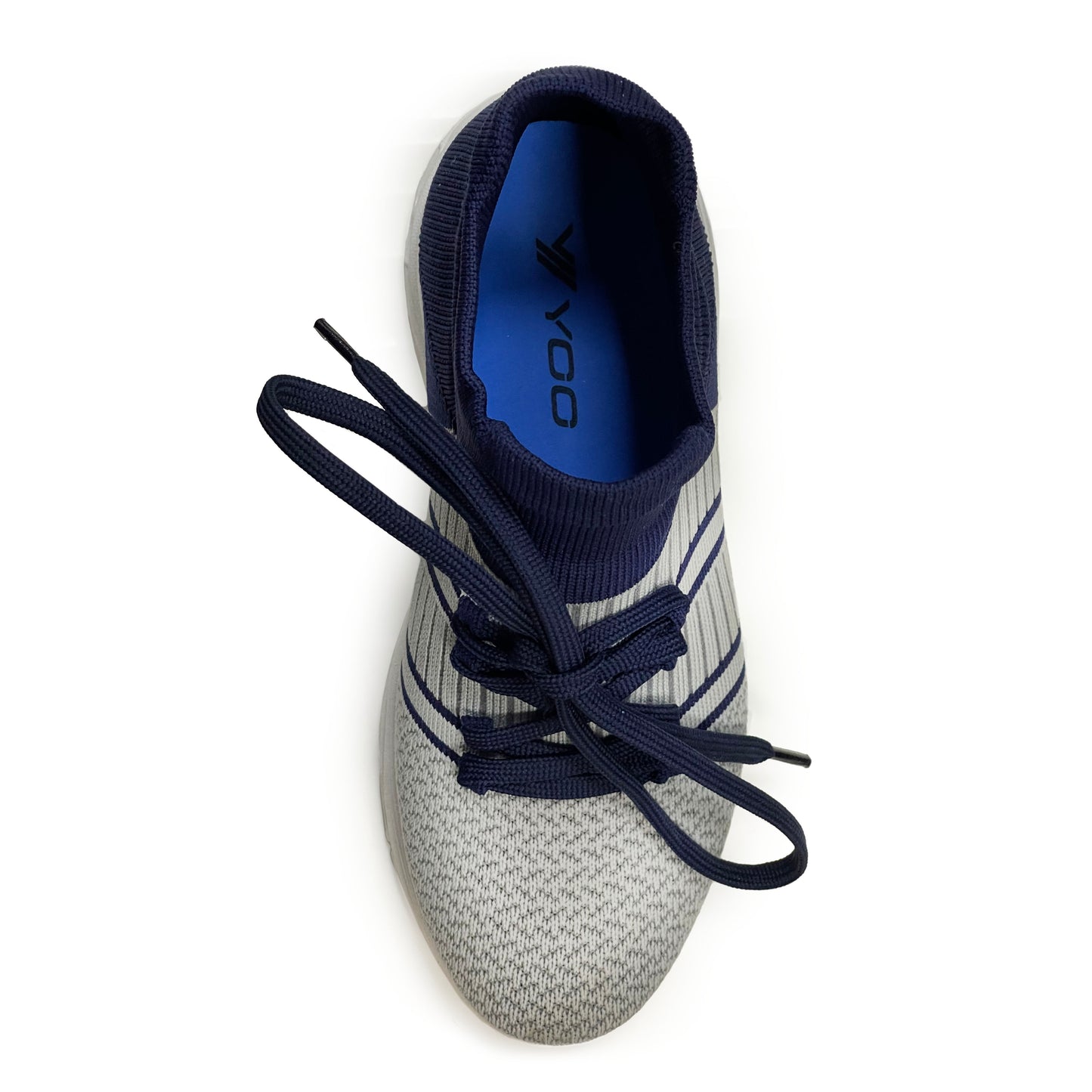 YOO KNITTED BLUE CASUAL SHOES FOR WOMEN - BELLA