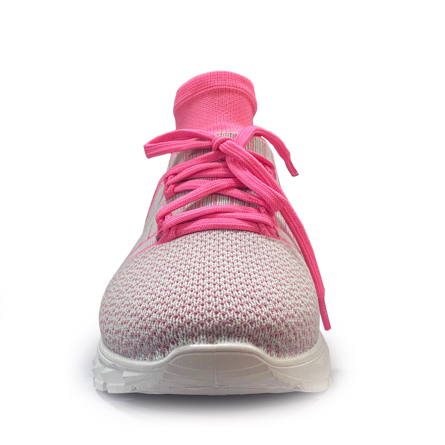 YOO KNITTED PINK CASUAL SHOES FOR WOMEN - BELLA